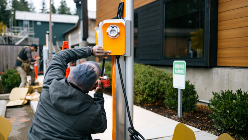 EV Charger Installation in Newport, Vermont